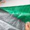 Green Silver PE Waterproof Tarpaulin Awning