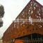 Perforated Corten Steel Decorative Wall Panels