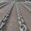 Black painted studlink anchor chain studless anchor chain cable