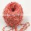 Hand Dyed Teeswater Locks in Peach for Felting and Spinning loop yarn for hand knitting