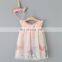 2020 Wholesale Girls Dress Print Cartoon Unicorn Baby Girls Dresses
