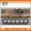 Overhaul 6D31 engine rebuild kit piston ring liner cylinder head gasket bearing valve crankshaft conrod pump