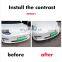 Carest 3Pcs Lip Spoiler Front Skirt Bumper For Tesla Model 3 Front Lip Protector Model3 Carbon Fibre ABS Accessories Model Three