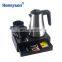 Wholesales Honeyson new 0.8L cordless kettle electric drawer tray set hotel