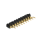 Dnenlink 2.0mm pitch Single Row H2.5mm Right Angle Concave Type SMT with Location Female Pogo Pin Connector