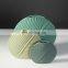 Nordic Living Room Decorations Desktop Creative Green Leaves Ceramic Vase Ornaments