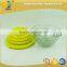 Yellow Five-pieces Glass Bowls Set