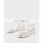 Women Unique Cheap Price Good Quality Ankle Strap Clear Wedges Heels Sandals and Ladies Shoes