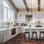 USA Modern Shaker Style Kitchen Furniture Custom Made White Solid Wood Kitchen Cabinets Designs