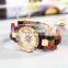 GOHUOS 16081 Womens Men Couple Watches Quartz Fashionable Private Label Wood Watch