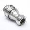 SS304 material female and male parts 1/2 inch ISO 7241-B hydraulic quick release coupling for tractor