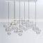 Modern Metal Ceiling Glass Globe Chandelier for Living Dining Room Bedroom Kitchen LED Pendant Light