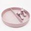 Silicone Baby Divided Plate Suction Feeding Plate Set