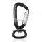 JRSGS Good 4KN Colorful Auto Locking Aluminum Swivel Carabiner Snap Hook For Dog Leash 7801D2TN