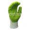 Rubber Coated Kids Gardening Safety Working Gloves Custom Floral Polyester Liner Latex Foam Coated Gardening Gloves For Womens