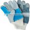 Blue Palm Cheap Gray Cow Split Working Leather Gloves