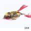 Byloo China Top Quality Handmade Bass Snakehead Frog Fishing Lure Soft Hollow Body Fishing Frog Lure 30 colors