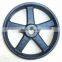 high quality cast iron elevator parts pulley sheave,elevator guide pulley
