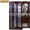 Transparent Double Triple Glazed Accordion White Type Folding Door Excellent Packed Fancy Front Bifold Door