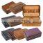 Custom PU genuine leather humidor bag travel case bag humidor cigar box cigar humidifier