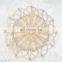 Flower Round Rattan Placemat,Rattan Wall Decoration Beautiful Woven wall decor basket wholesale Handwoven in Vietnam