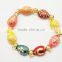 Personlized enameled faberge egg charms girls' new designer bracelet
