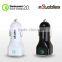 Qualcomm certified Quick Charge 2.0 Dual QC 2.0 USB Ports Car Charger for Samsung Galaxy S6/S6 Edge/Note 4/Note 5