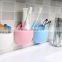 Pure color wall mounted toothbrush holder