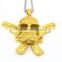 Simple gold pendant design stainless steel jewelry men skull gold pendant                        
                                                                                Supplier's Choice
