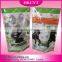 stand up top zip pet food bag