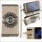 Embossed Flower Lanyard Cell Phone Case TPU Leather Card Slot Mobile Phone case for Samsung s5 s6 s6 edge s7 s7 edge