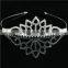 Tiara, Hair Accessory Wedding Tiaras, Silver Crystal Wholesale Crowns and Tiaras Customized