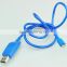 2015 hot selling Micro USB Data Cable with LED light for Iphone/Ipad