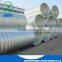 Corrugated galvanized steel culvert pipe