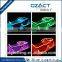 EL wire shutter party sunglasses ice blue green pink yellow mixed colors led lighted up party glasses with flickering light