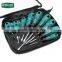 9pcs Cr-V steel screwdriver set crossed and slotted screwdriver