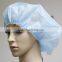 Leboo Disposable Non-woven Hair Net Cap Mob Elastic Free Size