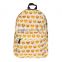 Taobao Top Selling High Quality Polyester Custom Emoji Backpack Bag