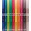 Colorful transparent PP clear file - 40 pockets