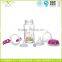 Baby Products Colorful Patterns Painting Titanium Glass Baby Feeding Bottles