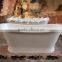 bathroom shower free standing cast iron bath tub with plinth 1700mm