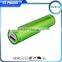 Portable tube cylinder shape power bank 2600mah