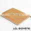 LCL -B12041710 raw cut bi color pvc semi pu cluth envelope cosmetic bag doument holder mini pad pouch