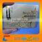 CMYK standard CR80 credit card size plastic silver mirror PET business card