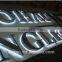 hot sell brushed stainless steel back lit letters, led letter sign