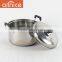 Economic 18/20/22/24/26cm Magenetic Stainless Steel Potjie Pot with S/S Cover and Dishwasher Safe