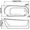 cUPC 1person hot tub,small bathtubs,narrow edge bathtub