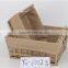 cute unique factory price gift food cotton hamper with cotton lining