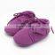 Newest Arrival!Factory Price Baby Boys Girls Velvete Soft Soled Tassel Lace-up Crib Shoes Infant Prewalker Toddler Sneaker Shoes