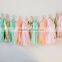 Color Confetti Tissue Paper Tassel Garland Party Decoration